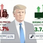 US inflation July 2025 CPI chart with Trump tariffs impact on consumer prices